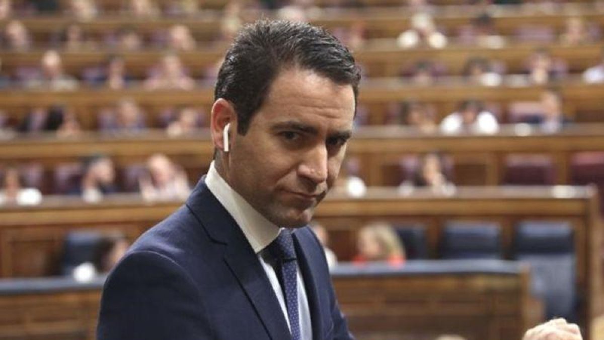 El secretario general del PP, Teodoro García Egea.-DAVID CASTRO