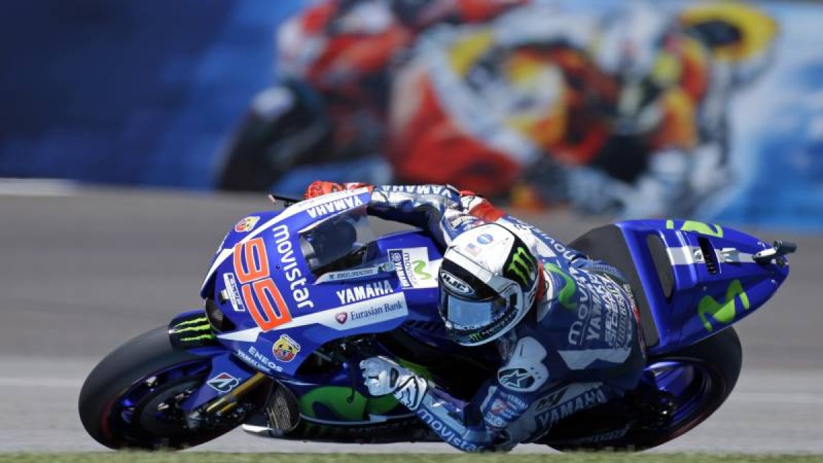 Jorge Lorenzo, en Indianapolis.-AP