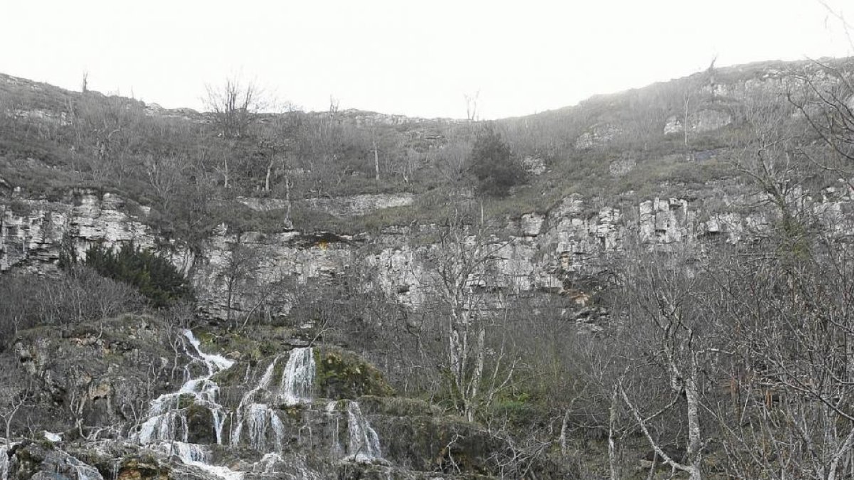 Paraje de Covalagua, en la Reserva Geológica de las Loras.-ICAL
