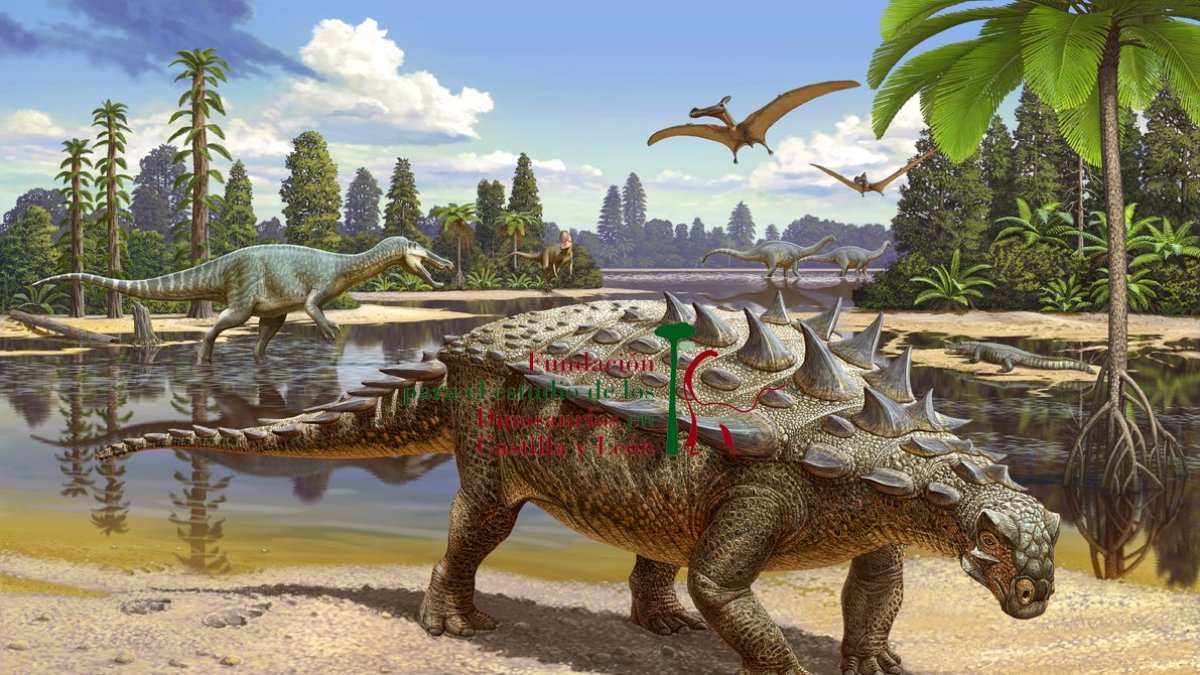 El ucraniano Sergey Krasovsky ha ganado el XII Concurso Internacional de Ilustraciones Científicas de Dinosaurios con este trabajo. ECB