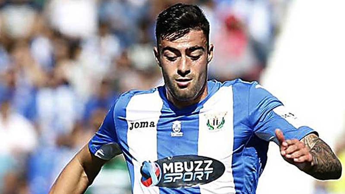Diego Rico con la camiseta del Leganés.-