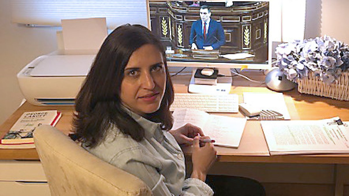 La secretaria general del PSOE en Burgos, Esther Peña. / ECB