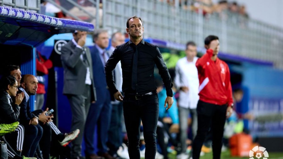 Etxeberria, durante el partido ante el Eibar. LALIGA