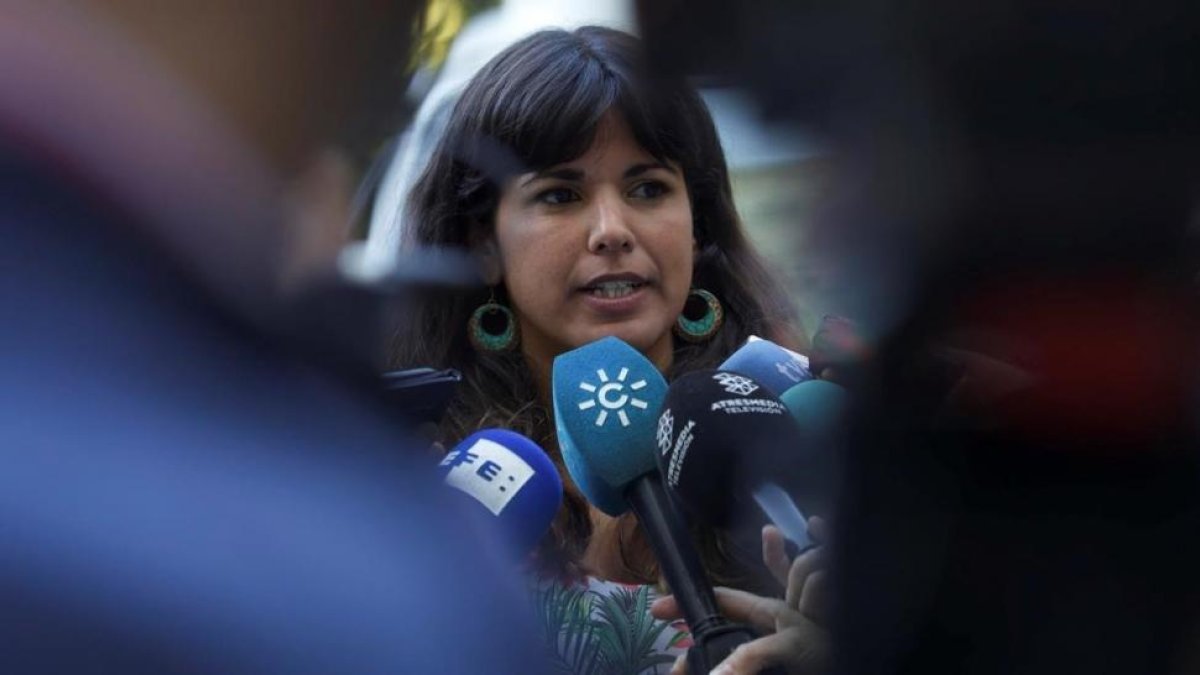Teresa Rodríguez, secretaria general de Podemos Andalucía.-/ JULIO MUNOZ