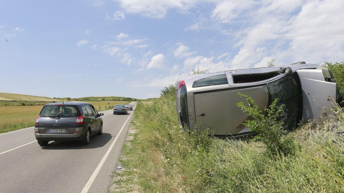 Imagen de una accidente de tráfico.-ISRAEL L. MURILLO