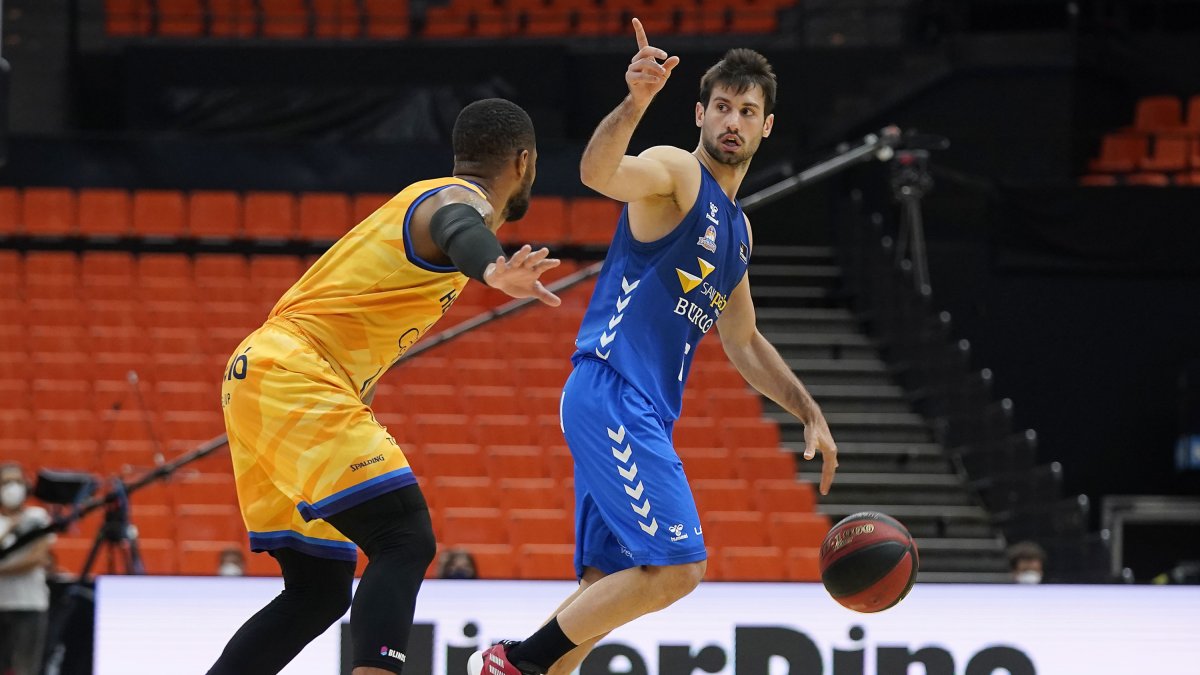 Fitipaldo dirige el ataque del San Pablo Burgos. ACB PHOTO