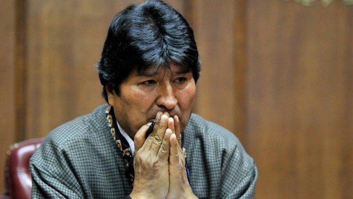 El expresidente de Bolivia Evo Morales, el pasado 27 de noviembre durante una charla con periodistas en México.-CLAUDIO CRUZ (AFP)