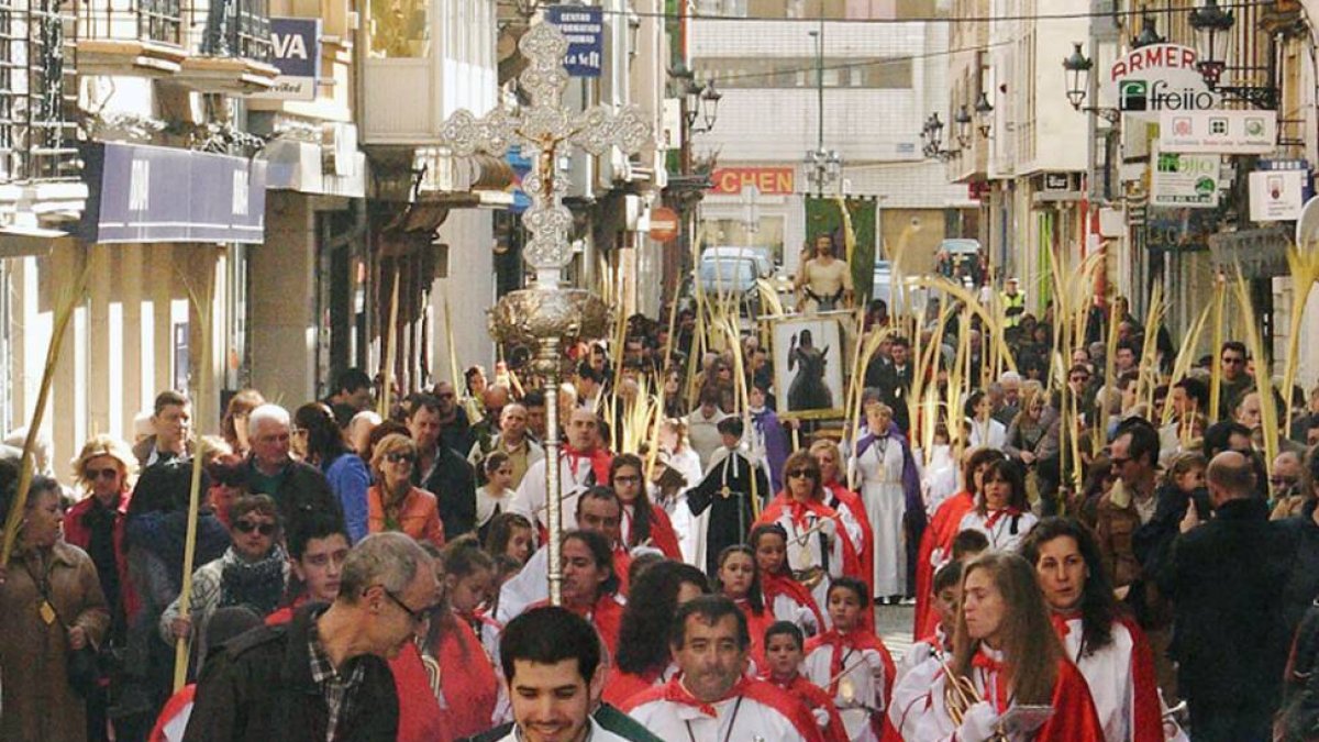 Procesión de La Borriquilla en Briviesca.-G.G.