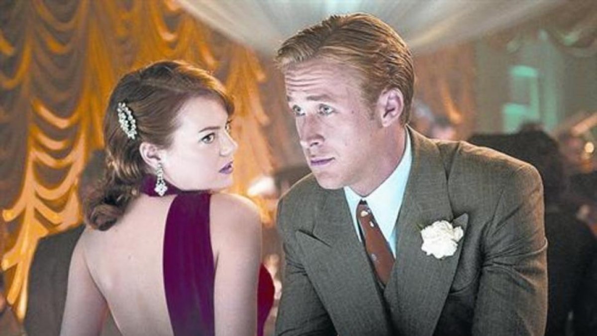 Emma Stone y Ryan Gosling, en un fotograma de 'La ciudad de las estrellas (La la land)'.-