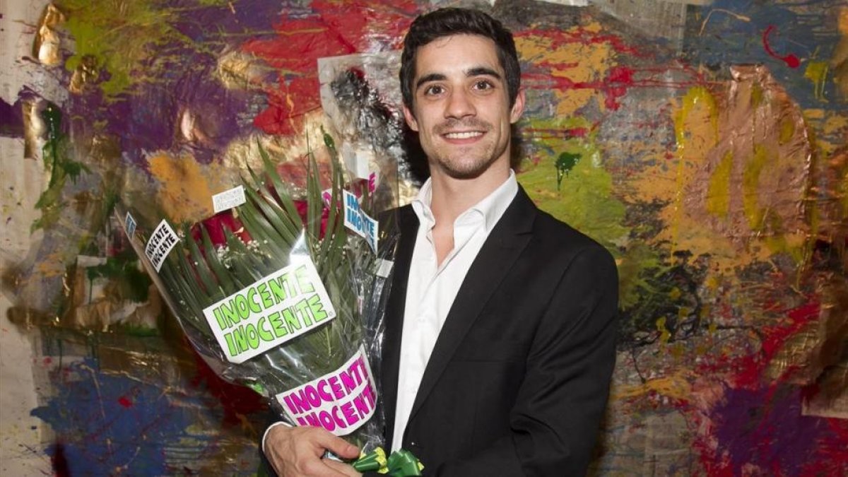 El campeón de patinaje artístico, Javier Hernández, una de las víctimas del programa de TVE-1 Inocente, inocente.-LUIS MIGUEL GONZÁLEZ