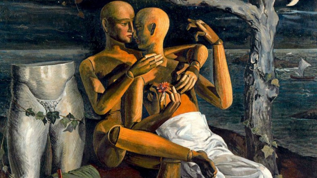 Luna de miel en Taormina, obra de Gregorio Prieto. ECB