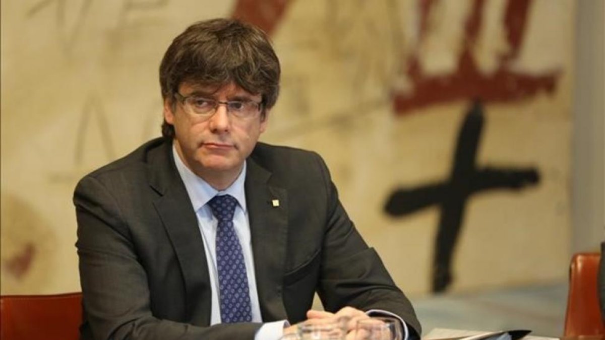 El 'president' de la Generalitat, Carles Puigdemont.-DANNY CAMINAL