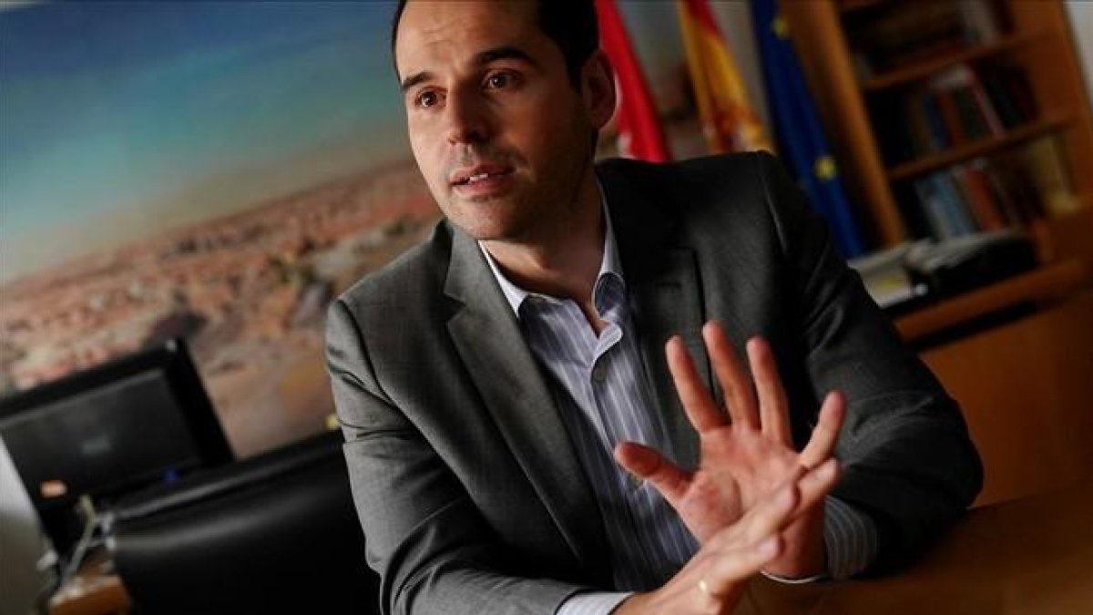 Ignacio Aguado, vicepresidente de la Comunidad de Madrid.-JOSÉ LUIS ROCA