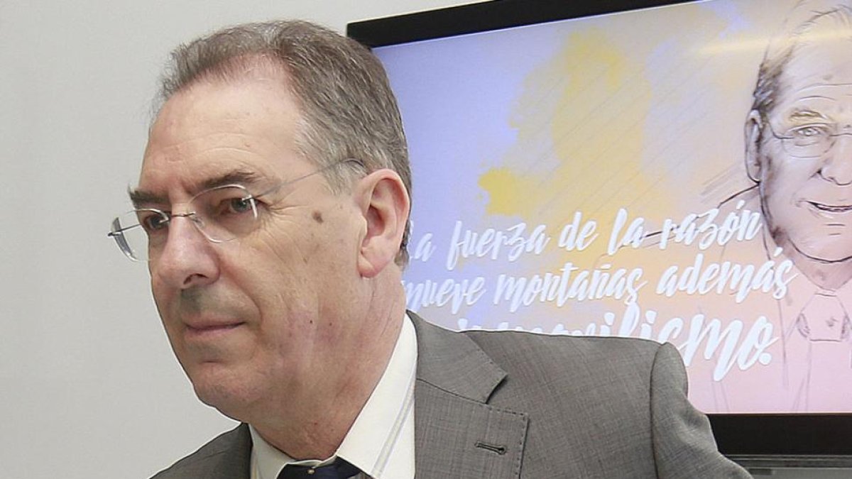 Miguel Ángel Benavente, presidente del Tizona.-RAÚL OCHOA