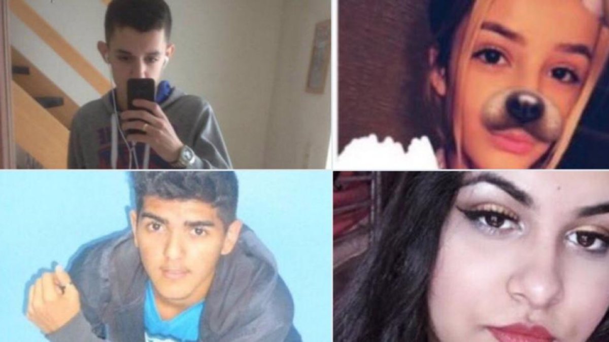 Fotografías que se han colgado en las redes sociales de desaparecidos en el atentado de Mancherter.-