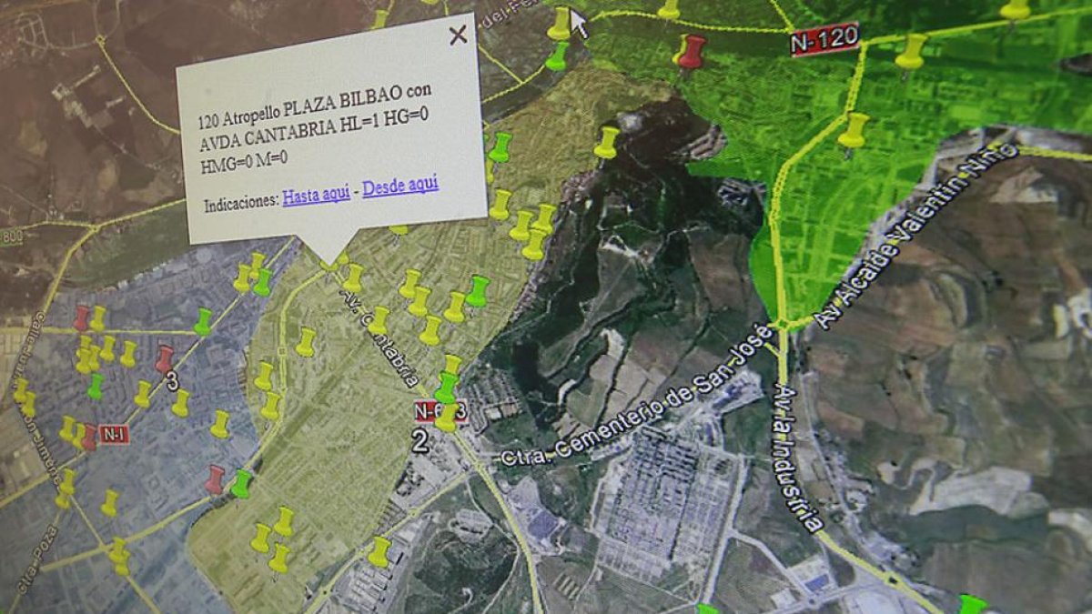 Detalle del sistema de geolocalización.-RAÚL G. OCHOA