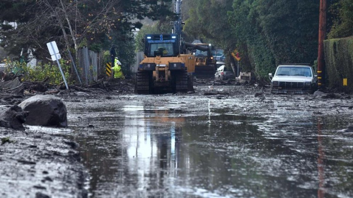 Efectos de las lluvias en California, en la zona de Montecito.-/ FREDERIC J. BROWN (AFP)