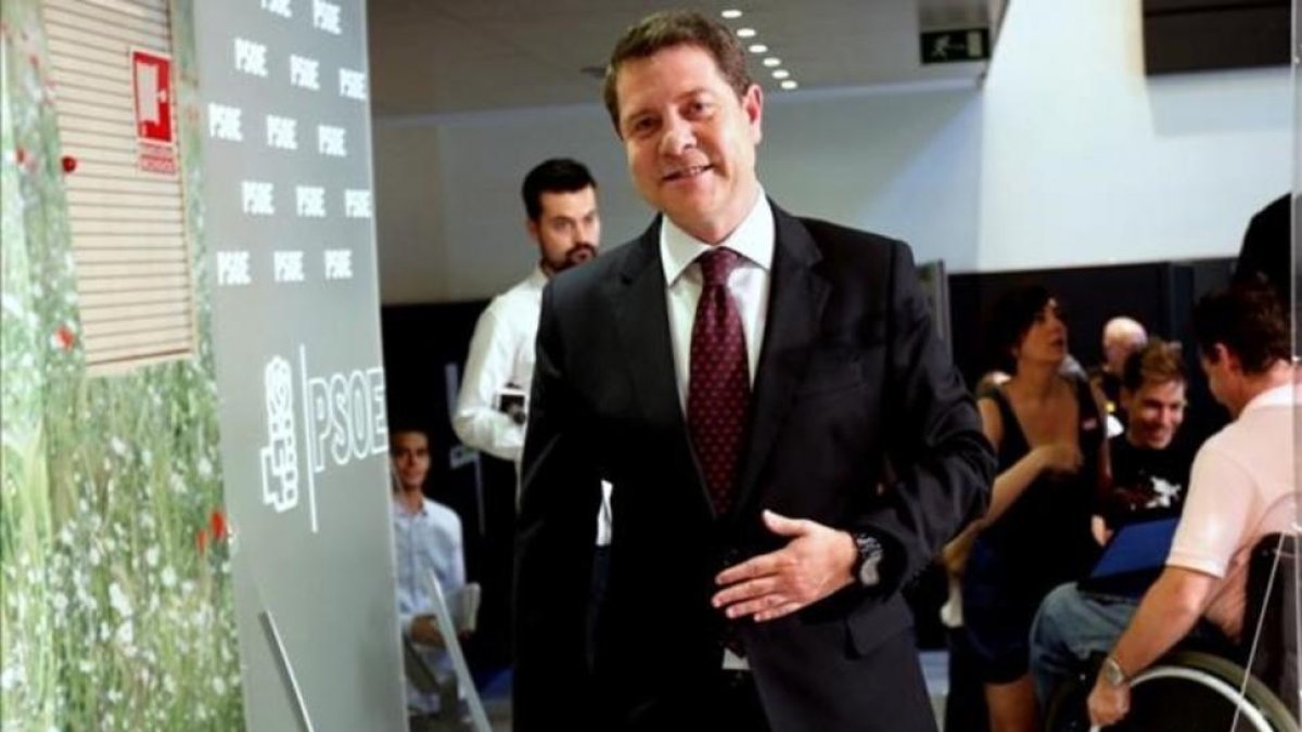 El presidente de Castilla-La Mancha, Emiliano García Page, en una imagen de julio del 2016.-DAVID CASTRO