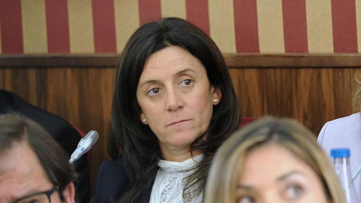 La concejal no adscrita Silvia Álvarez de Eulate-ISRAEL L. MURILLO