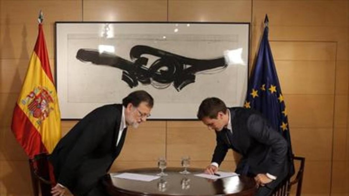 Rajoy y Rivera-JOSE LUIS ROCA