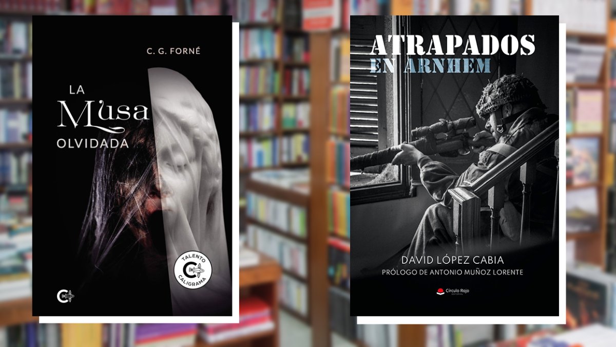 Portadas de las nuevas novelas de Casilda G. Forné y David López Cabia. ECB