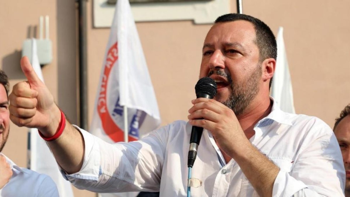 Matteo Salvini, líder de la Liga Norte.-EFE / FABRIZIO RADAELLI