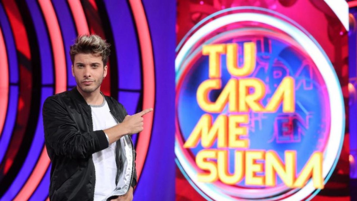 El cantante Blas Cantó, en 'Tu cara me suena' (Antena 3).-