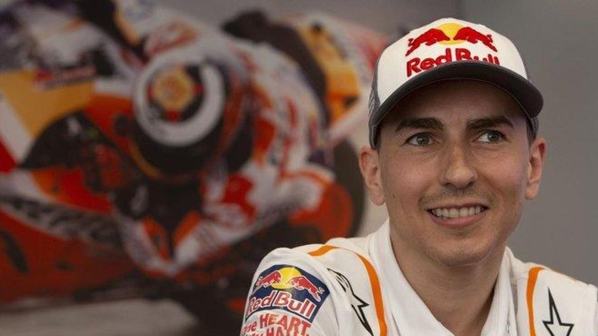El pentacampeón mallorquín Jorge Lorenzo, compañero de Marc Márquez en el equipo campeón de MotoGP Repsol Honda.-REPSOL MEDIA / JAIME OLIVARES