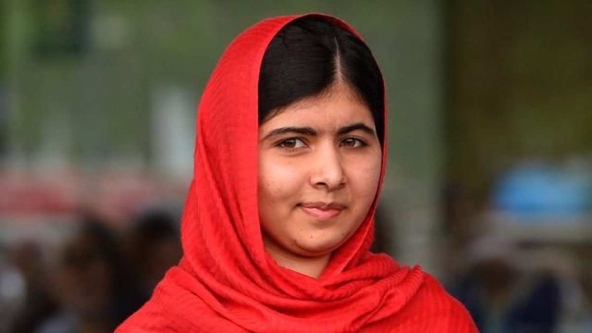 La paquistaní Malala Yousafzai.-