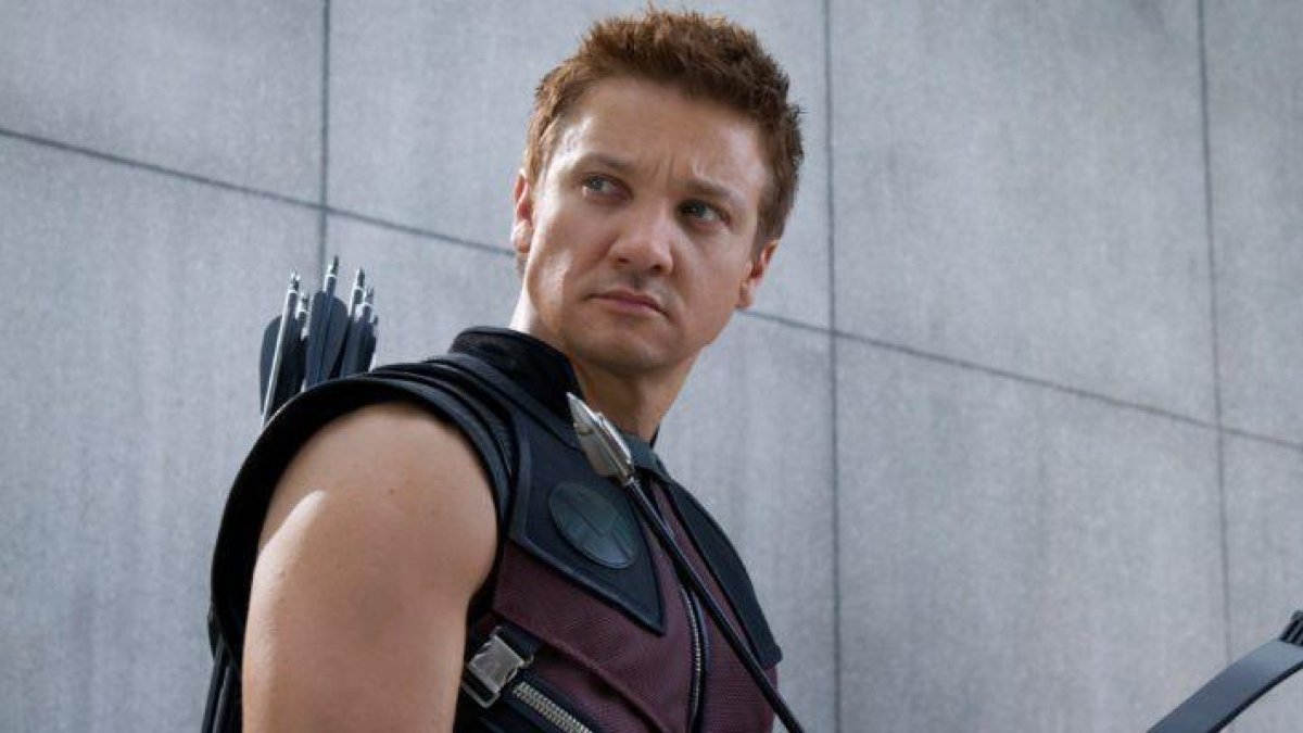 Jeremy Renner, en el papel de uno de los 'Vengadores'.-