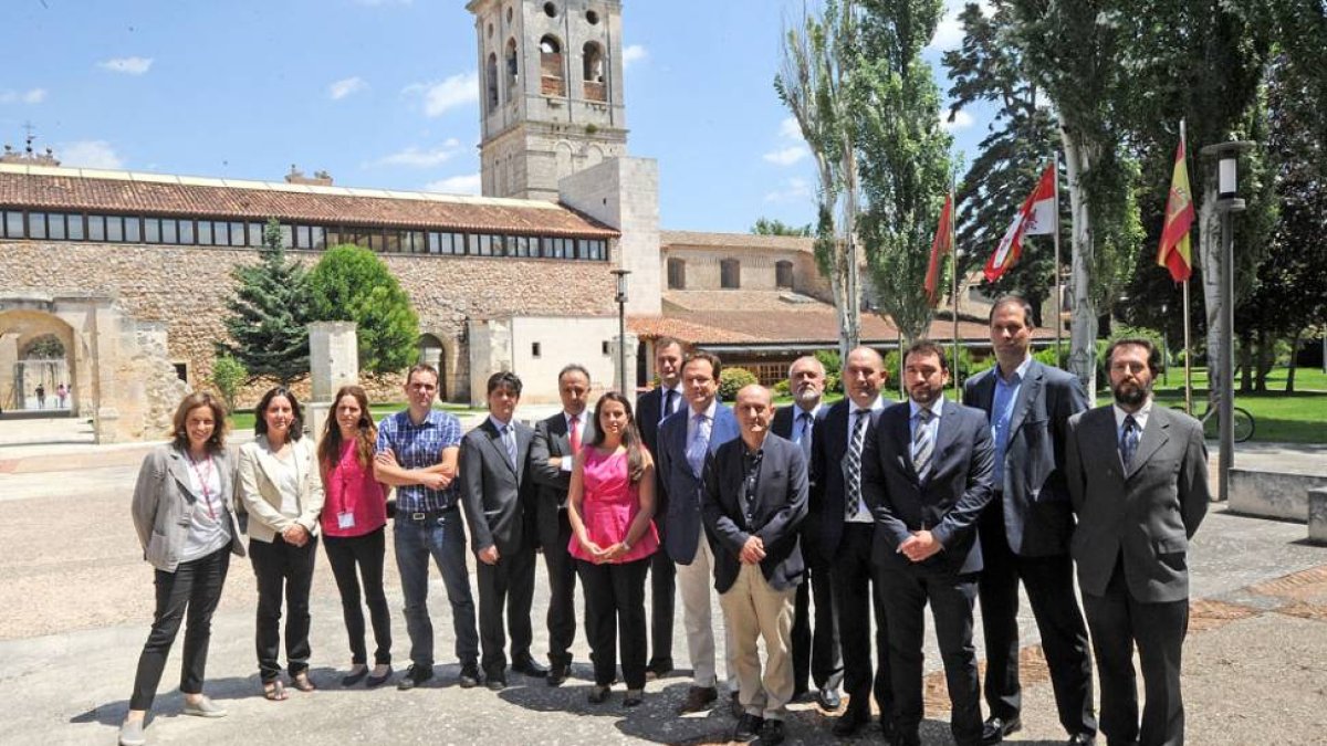 Los miembros del consejo industrial del ICRAM se reunieron ayer en la Universidad de Burgos.-ISRAEL L. MURILLO