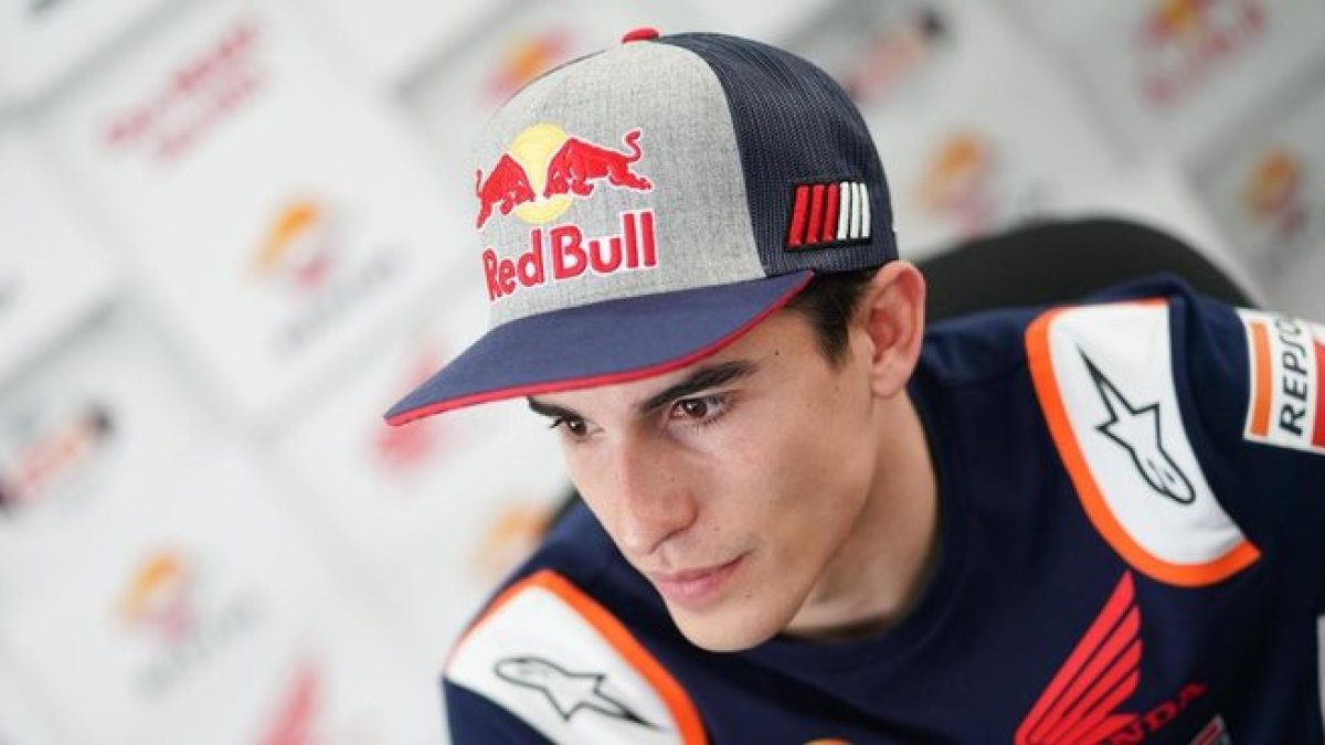 Marc Márquez (Honda) reconoce su error en Austin.-ALEJANDRO CERESUELA