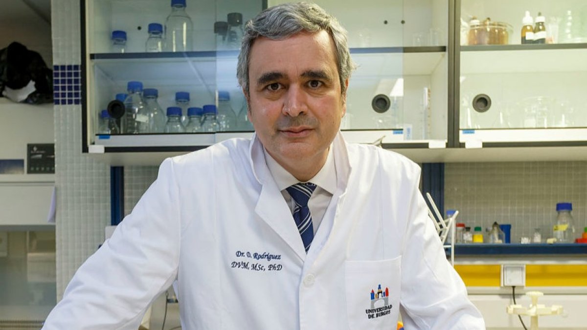 David Rodríguez es el director del Centro de Patógenos Emergentes de la Universidad de Burgos. TOMÁS ALONSO