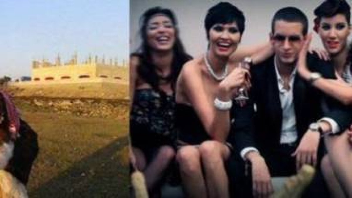El rapero Emino, antes y después de su conversión al yihadismo.-