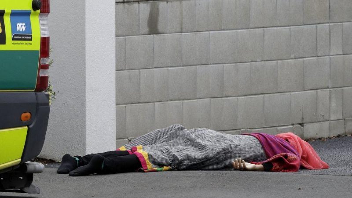 Una de las víctimas en el ataque a dos mezquitas en Christchurch, Nueva Zelanda.-MARK BAKER (AP)
