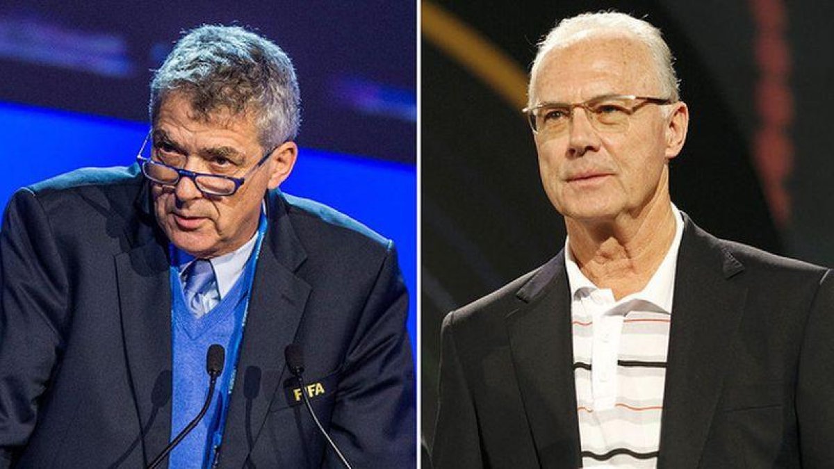 Franz Beckenbauer y Ángel María Villar.-EFE / REUTERS
