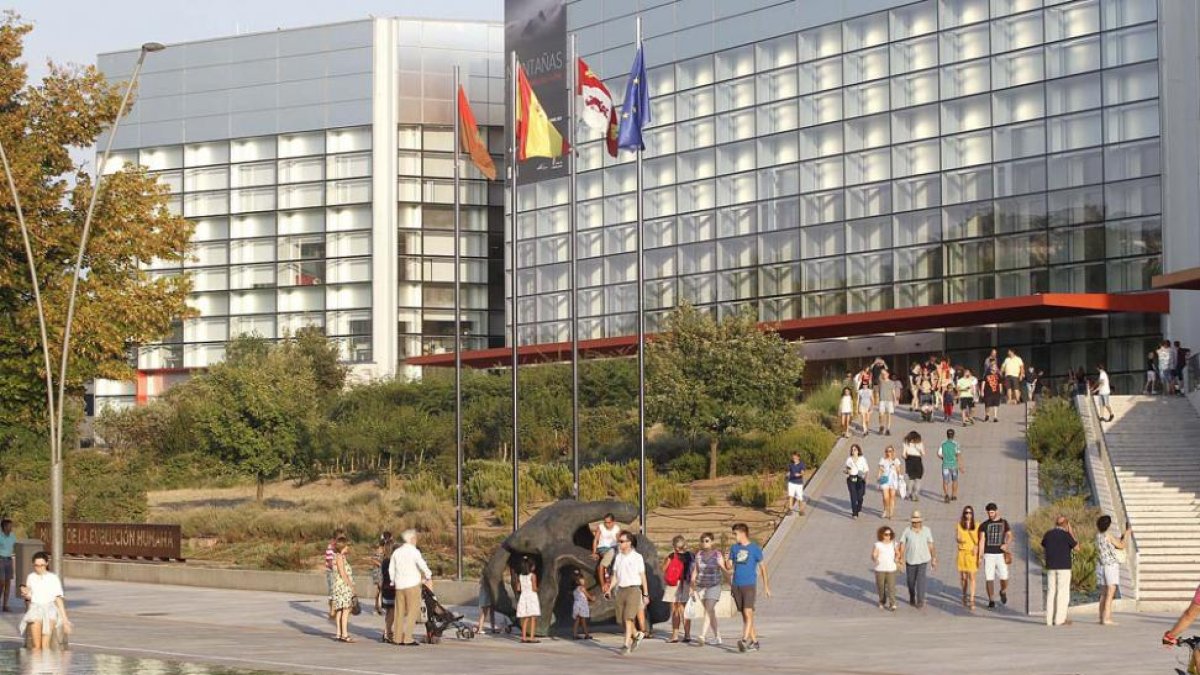 Las letras gigantes se instalarían previsiblemente en el Paseo Sierra de Atapuerca. ECB