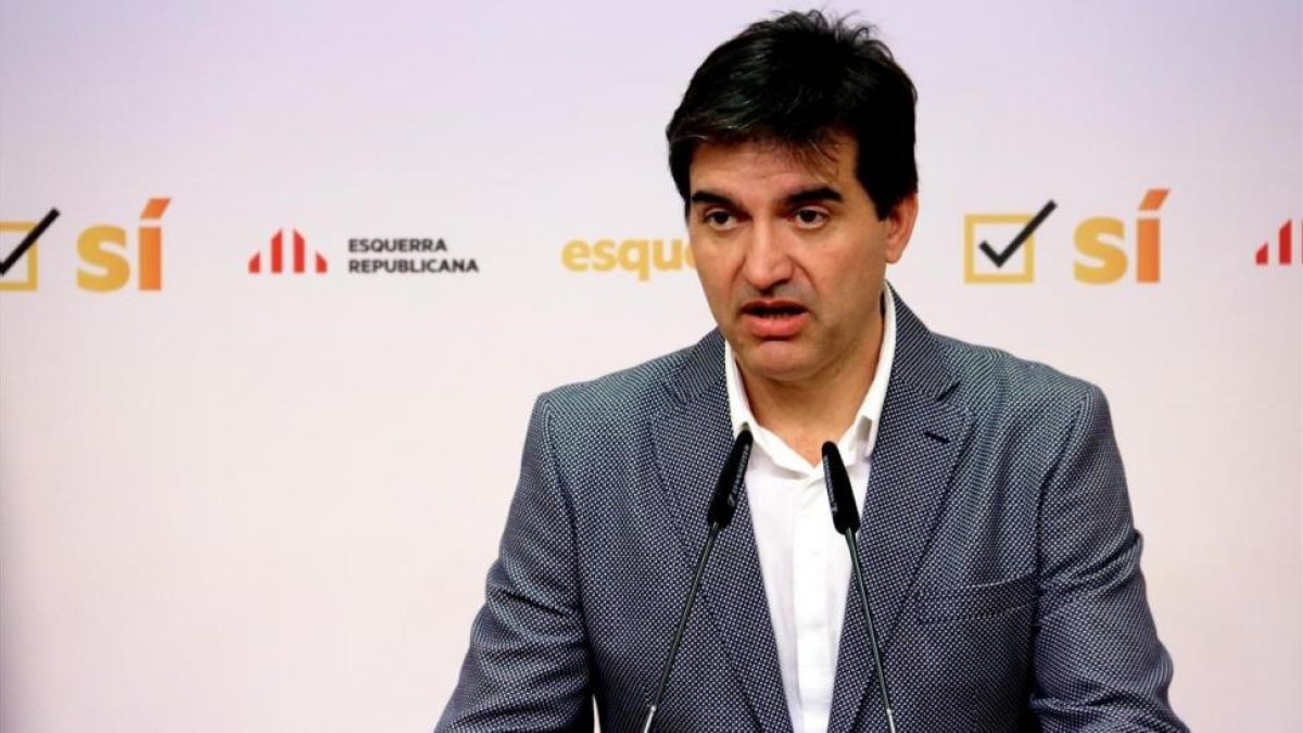 El portavoz de ERC, Sergi Sabrià, en una imagen de archivo.-BERNAT VILARÓ (ACN)