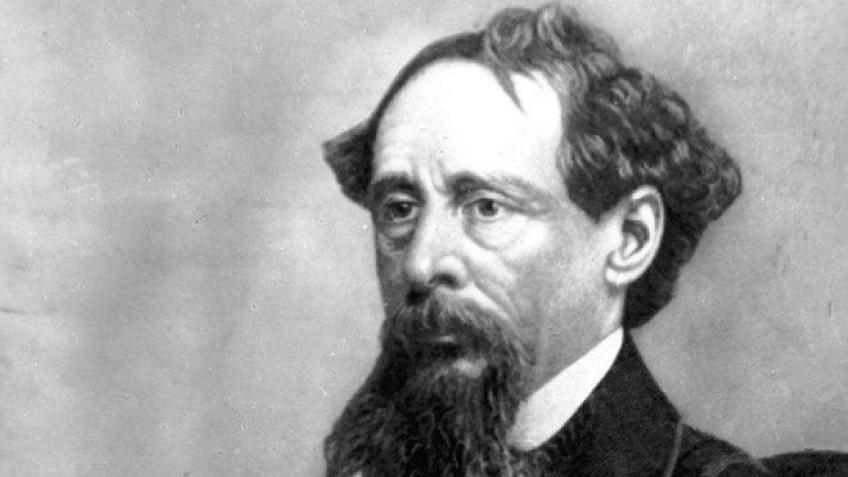 El escritor británico Charles Dickens.-