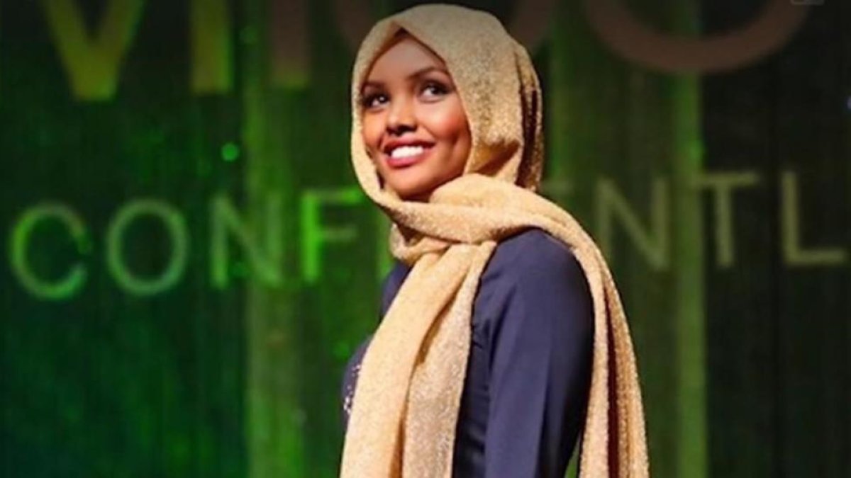 La modelo Halima Aden.-INSTAGRAM