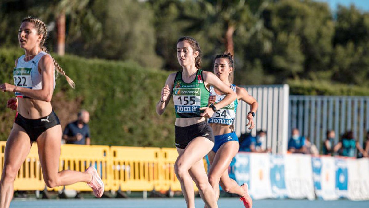 Las atleta burgalesa Cristina Ruiz, campeona de España sub 23 en 1.500 metros lisos. ICAL