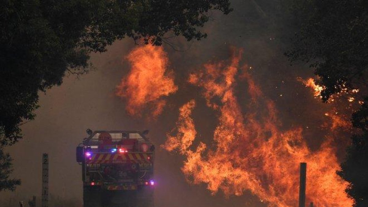 Terrible imagen de los incendios en Australia.-EUROPA PRESS