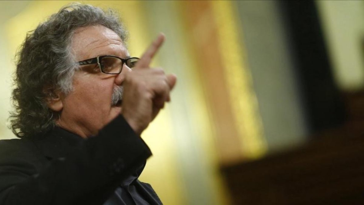 El diputado de ERC Joan Tardà, en el Congreso.-AGUSTÍN CATALÁN