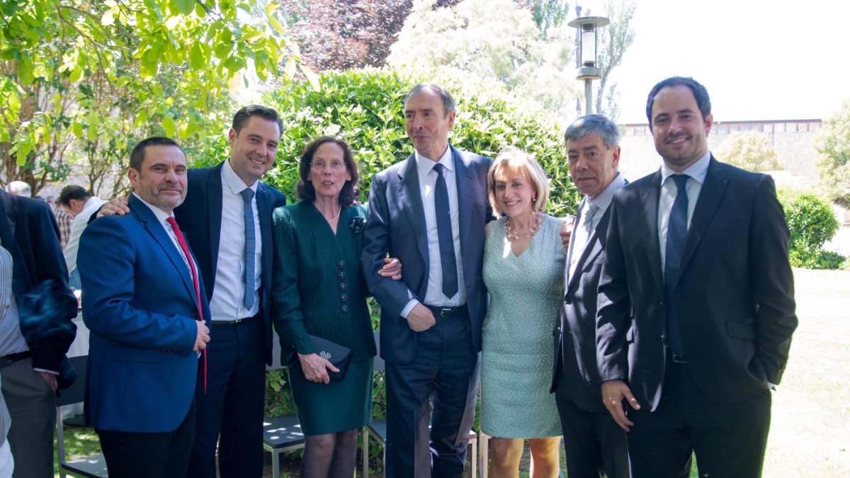 El matrimonio en el día del nombramiento como honoris causa. UBU