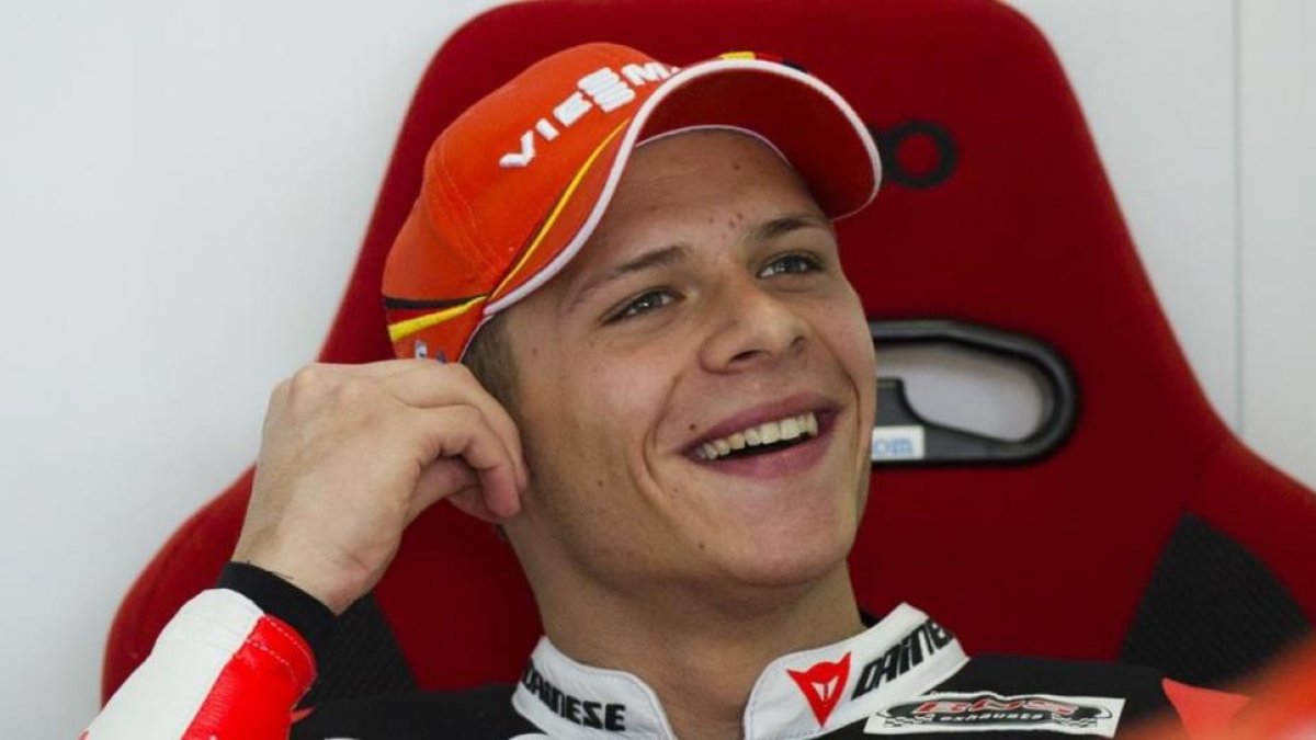 El alemán Stefan Bradl, campeón de Moto2 en 2011, y actual piloto del Mundial de Superbikes.-MIGUEL LORENZO
