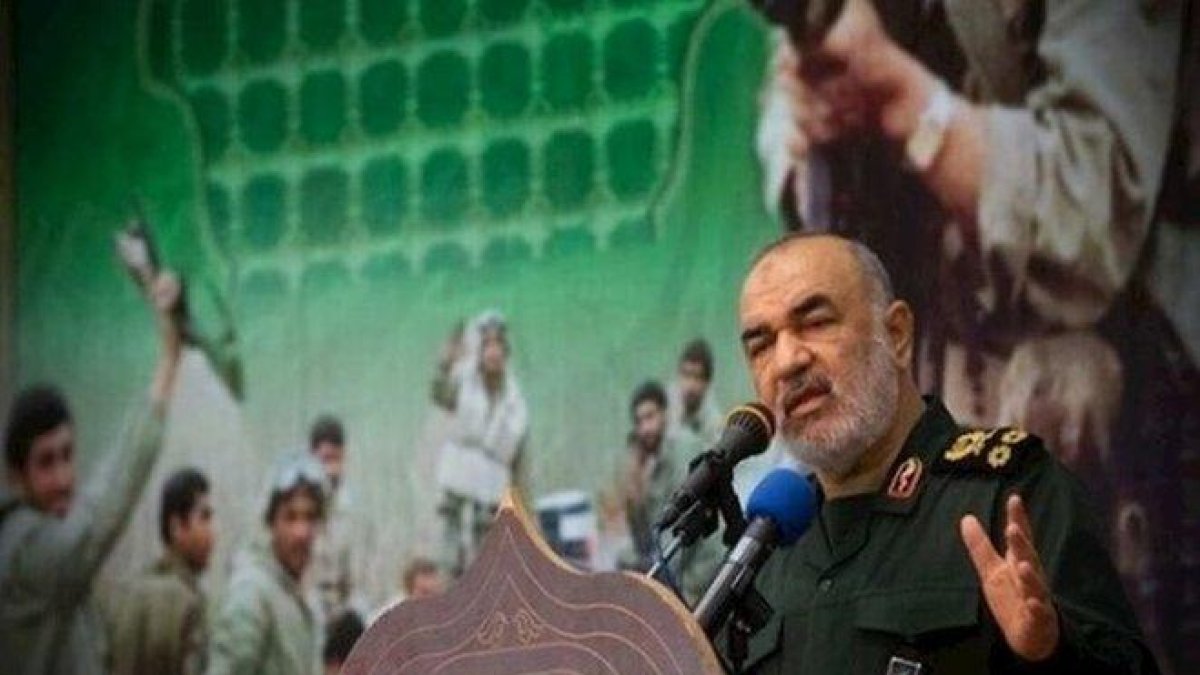 El comandante de la Guardia Revolucionaria iraní, Hosein Salami.-EUROPA PRESS