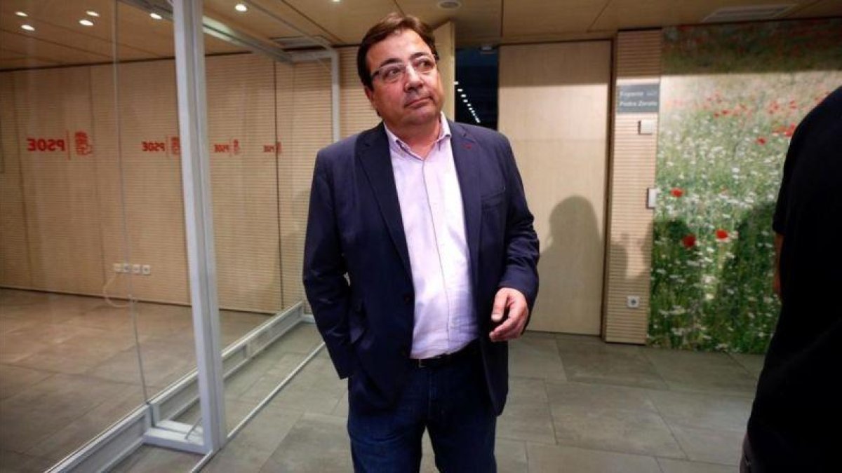 El presidente de Extremadura, Guillermo Fernández Vara.-DAVID CASTRO