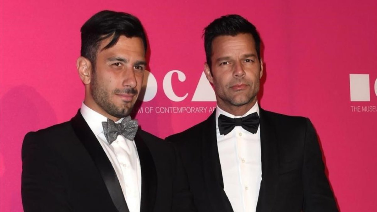 Ricky Martin y su marido, Jwan Yosef.-/ CHRIS DELMAS