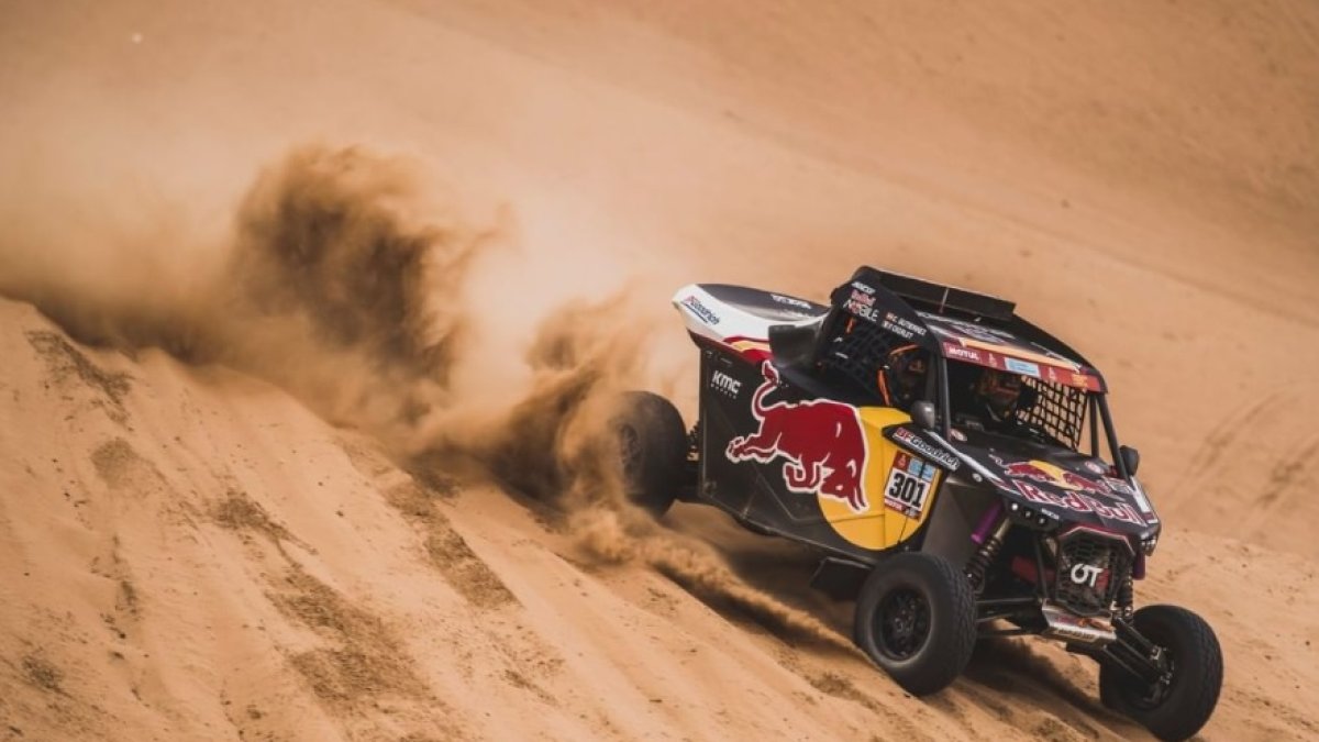 Cristina Gutiérrez, en el Dakar. OVERDRIVE_RACING