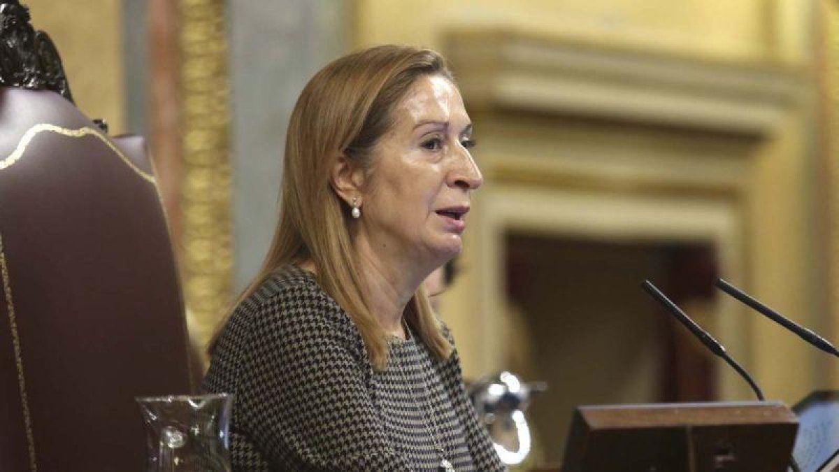 La presidenta de la Cámara, Ana Pastor.-DAVID CASTRO